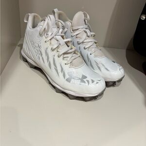 Under Armour White cleats spotlight franchise 2.0 football size 7.5
